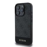 Guess PU 4G Stripe Case for iphone 16 Pro Max 6.9" Black - GUHCP16XG4GLGR