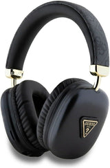Guess PU Leather 4G Triangle Logo Wireless Headphone Black - GUBHK1P4TPK