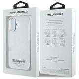 Karl Lagerfeld Hotel RSG Case for iPhone 16 6.1" Grey - KLHCP16SPGWCMKHG