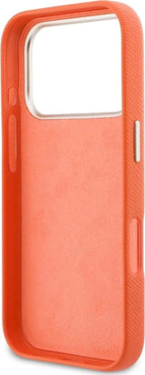 Guess FW Resin Big 4G Logo Case for iPhone 17 Pro 6.3" Orange - GUHCP17L5PS4RGGO
