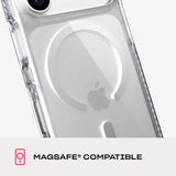 Tech21 Evo Crystal Case with MagSafe for iPhone 17/18 Pro 6.3" Clear Silver - T21-11642