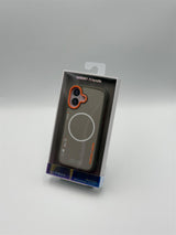Nimmy Cool & Cute 2.0 Case with MagSafe for iPhone 17 6.3" Grey Orange - N-YJKM-CX2.0-IP17-05-A