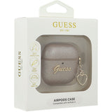 Guess Metallic Script Charm Case for AirPods 4 Gold - GUA4PGMCSD