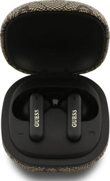 Guess 4G Classic Metal Logo TWS ENC Earphones Brown - GUTWST3P4EGW
