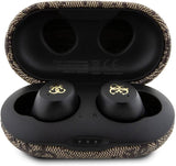 Guess 4G Metal Logo True Wireless Earbuds with Charging Case Brown - GUTWSP4EGW