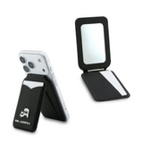 Karl Lagerfeld Karl & Choupette Magnetic Card Holder with Stand and Mirror Black - KLWMSMPGKCHPK