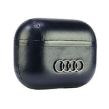 Audi Leather Big Logo AirPods Pro 2 Cover Black - AU-APP2-GT/D3-BK