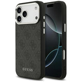 Guess 4G Classic Logo Case with MagSafe for iPhone 17 Pro Max 6.9" Black - GUHMP17XP4GSSMCK