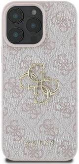 Guess 4G Big Logo Case for iPhone 16 Pro 6.3" Pink - GUHCP16L4GMGPI