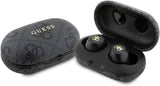 Guess 4G Metal Logo True Wireless Earbuds with Charging Case Black - GUTWSP4EGK