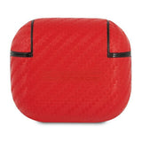 Ferrari PU Carbon On Track Case for Airpods 3 Red - FESA3CARE