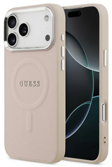 Guess Saffiano Case with MagSafe for iPhone 17 Pro Max 6.9" Pink - GUHMP17LPSAREGSP
