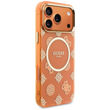 Guess IML Peony Dot Case with MagSafe for iPhone 17 Pro Max 6.9" Orange - GUHMP17X5HPOEDO