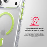 Tech21 Evo Crystal Case with MagSafe for iPhone 17/18 Pro Max 6.9" Clear Neo Green - T21-11705