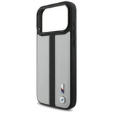 BMW M Perforated Stripe Logo Case with MagSafe for iPhone 17 Pro Max 6.9" Grey - BMHMP17X25PCPSGK