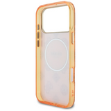 Guess IML Peony Dot Case with MagSafe for iPhone 17 Pro Max 6.9" Orange - GUHMP17X5HPOEDO