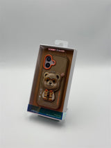 Nimmy Cool & Cute 2.0 Bear Case with MagSafe Stand for iPhone 17 6.3" Brown Orange - N-YJKM-CXZJZH-IP17-011-B