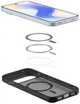 Spigen Ultra Hybrid Case with Pixelsnap for Google Pixel 10 Pro XL 6.8" Frost Black - ACS09726