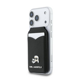 Karl Lagerfeld Karl & Choupette Magnetic Card Holder with Stand and Mirror Black - KLWMSMPGKCHPK