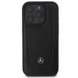 Mercedes Leather Urban Case for iPhone 16 Pro 6.3" Black - MEHCP16LARMBK