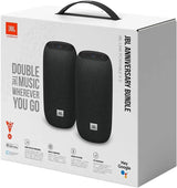 JBL Link Portable Smart Bluetooth Speaker Black Twin Pack - JBLLINKP75BBLKEU