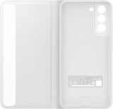 Samsung Galaxy S21 FE 5G Smart Clear View Cover White - EF-ZG990CWEGWW