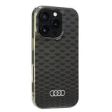 Audi IML Stitching Pattern Hardcase with MagSafe for iPhone 16 Pro 6.3" Black - AU-IMLMIP16P-Q5/D3-BK
