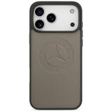 Mercedes Leather Vintage Logo Case with MagSafe for iPhone 17 Pro Max 6.9" Taupe - MEHMP17X25RICVLT