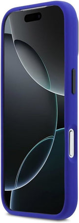 BMW M Series Silicone Vertical Logo Case with MagSafe for iPhone 17 Pro 6.3" Blue - BMHMP17L25SDBSV