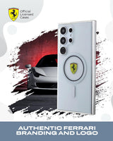 Ferrari IML Transparent Inner Circle Line with MagSafe for Samsung Galaxy S24 Ultra 6.8" Clear - FEHMS24LU3CLK