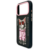 Nimmy Glasses Cool Cat Case with MagSafe for iPhone 17 Pro 6.3" Black Pink - N-YJ-IP17-018