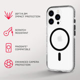 Tech 21 Evo Crystal with MagSafe for iPhone 16 Pro 6.3" Black - T21- 10975