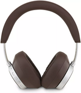 Guess Saffiano Triangle Logo Bluetooth Wireless On Ear Headphones Brown - GUBHC15PGMRTRW
