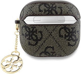 Guess 4G Charm Collection Case for AirPods 4 Brown - GUA4G4GSMW