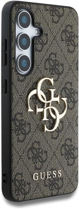 Guess 4G Classic Big Logo Case for Samsung Galaxy S25 6.2" Brown - GUHCS25S4GMGBR