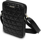 Guess Torba 10" Quilted Tablet Bag Black - GUTB10QLBK