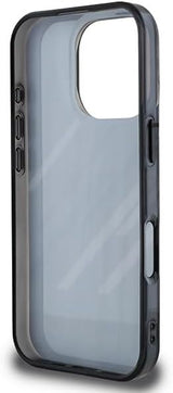 BMW Motorsport IML Random Stripes Case with iPhone 16 Pro 6.3" Black - BMHCP16L23HTRAK