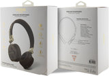 Guess 4G PU Leather with Metal Logo Wireless Headphones Brown - GUBH704GEMW