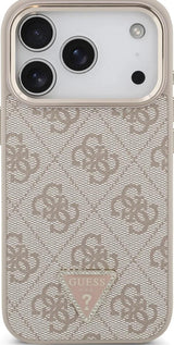 Guess 4G Triangle Logo Case with MagSafe for iPhone 17 Pro 6.3" Rose Gold - GUHMP17LP4GTDGMP