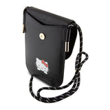 Hello Kitty Leather Daydreaming Cord Universal Phone Bag Black - HKOWBSKCDKK