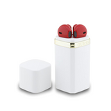 Guess Lipstick Shape True Wireless Earbuds with Charging Case White - GUTWST1LPSREG