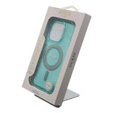 Guess IML Rhinestones Case with MagSafe for iPhone 16 Pro 6.3" Green - GUHMP16LPFTDTEN
