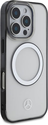 Mercedes Printed Logo Case with MagSafe for iPhone 16 Pro 6.3" Clear - MEHMP16L23HUOKC