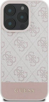Guess 4G Bottom Stripe Case for iPhone 16 Pro Max 6.9" Pink - GUHCP16XG4GLPI