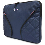 BMW M Series Nylon Pockets 16" Protective Laptop Sleeve with Metal Logo Navy Blue - BMCS15PNYPOV