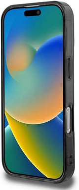 BMW Motorsport IML Random Stripes Case with iPhone 16 Pro 6.3" Black - BMHCP16L23HTRAK