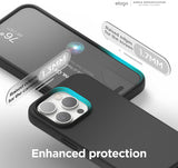 BMW Signature Liquid Silicone Case for iphone 15 Pro Max 6.7" Black - BMHMP15XSILBK2