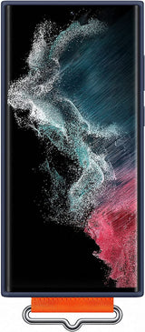 Samsung Galaxy S22 Ultra Silicone Cover with Strap Navy - EF-GS908TNEGWW