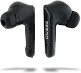 Guess Glossy Classic Logo TWS Wireless Earphones Black - GUTWST7FCEEK