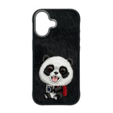 Nimmy Big Eye Cute Pet Travel Panda Case with MagSafe for iPhone 17 6.3" Black Grey - N-XDY-IP17-06-A